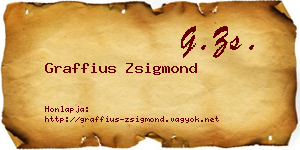 Graffius Zsigmond névjegykártya