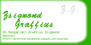 zsigmond graffius business card